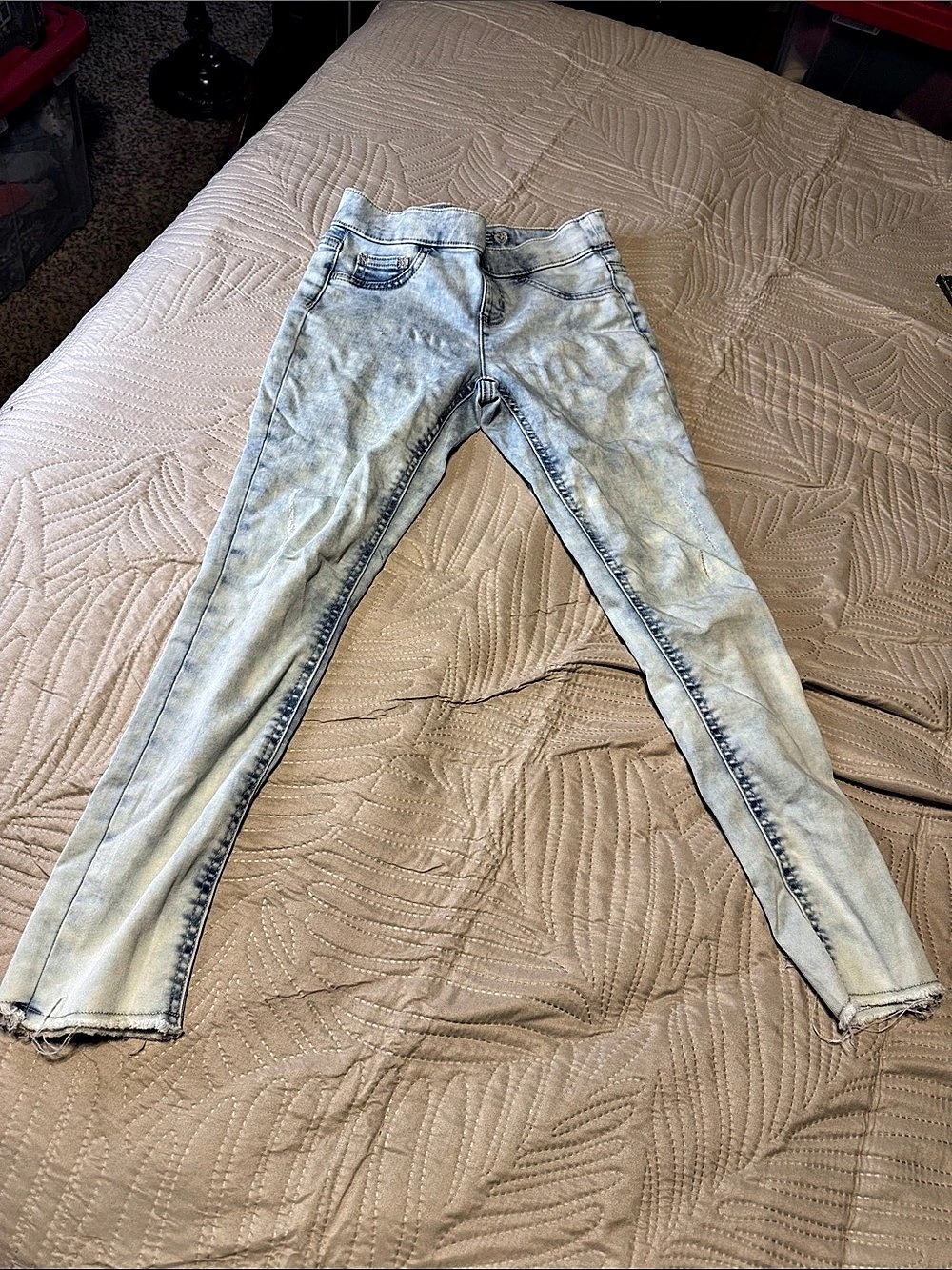 Justice Skinny Jeans in Blue Waist 10